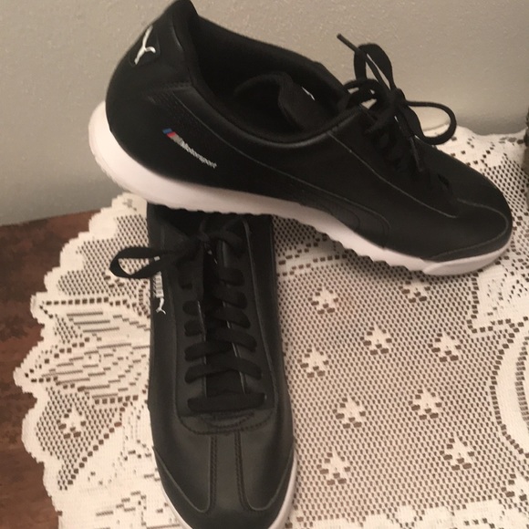 Puma Roma BMW Motorsport Sz 10.5 Men Black - Picture 2 of 9
